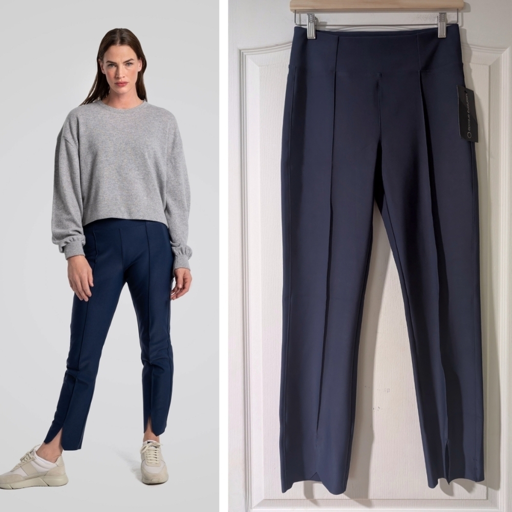 NWT epoque evolution | Jet Set Trousers In Navy Blue (Size 6)
